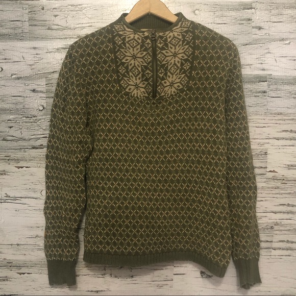 Woolrich Sweaters - Woolrich zip collar pull over sweater